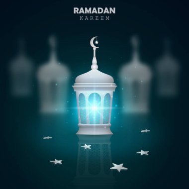 Ramazan Kareem ışıklar.
