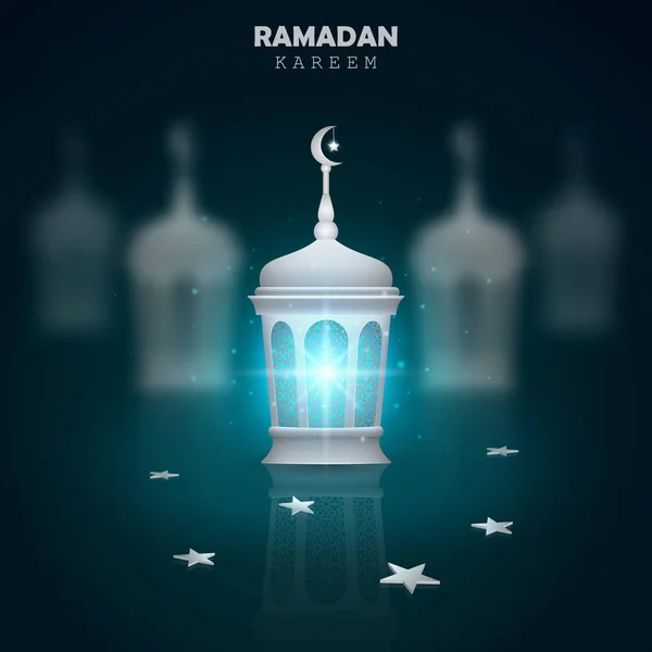 Ramadan kareem lichter. — Stockvektor