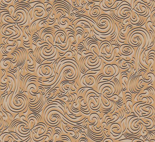 Абстрактный коричневый и черный бесшовный узор для обоев с нарисованными вручную красочными волнами
.