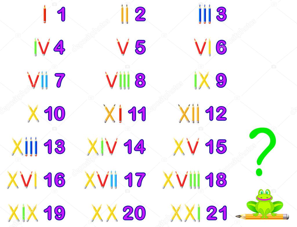1534 en numeros romanos | Educational Page Children Study Roman