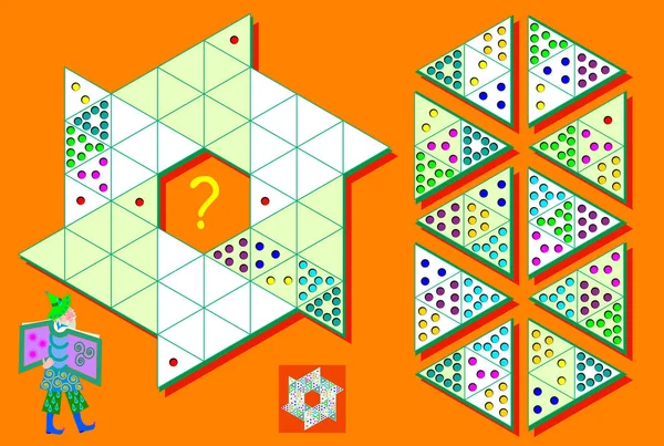 Gra Logiczna Sudoku Trójkąty Trzeba Ukończyć Puzzle Korzystając Pozostałych Danych — Wektor stockowy