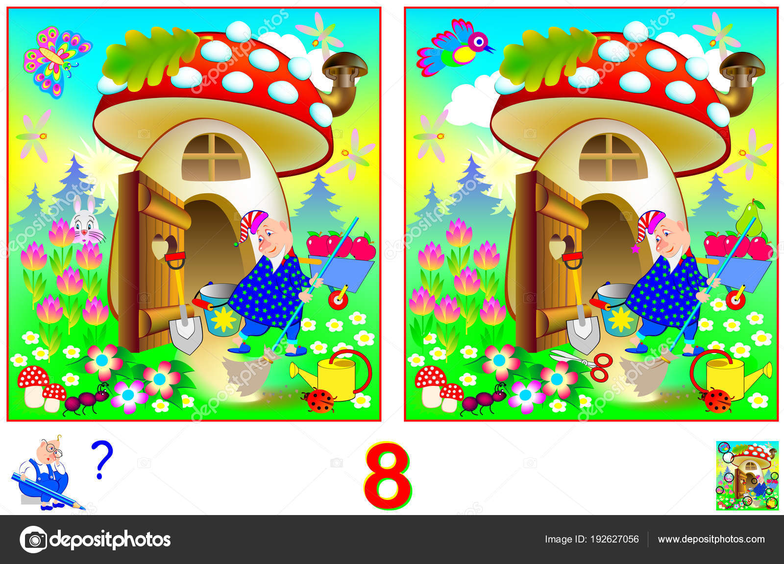 Imágenes: para descubrir diferencias | Juego Puzzle Lógica ...