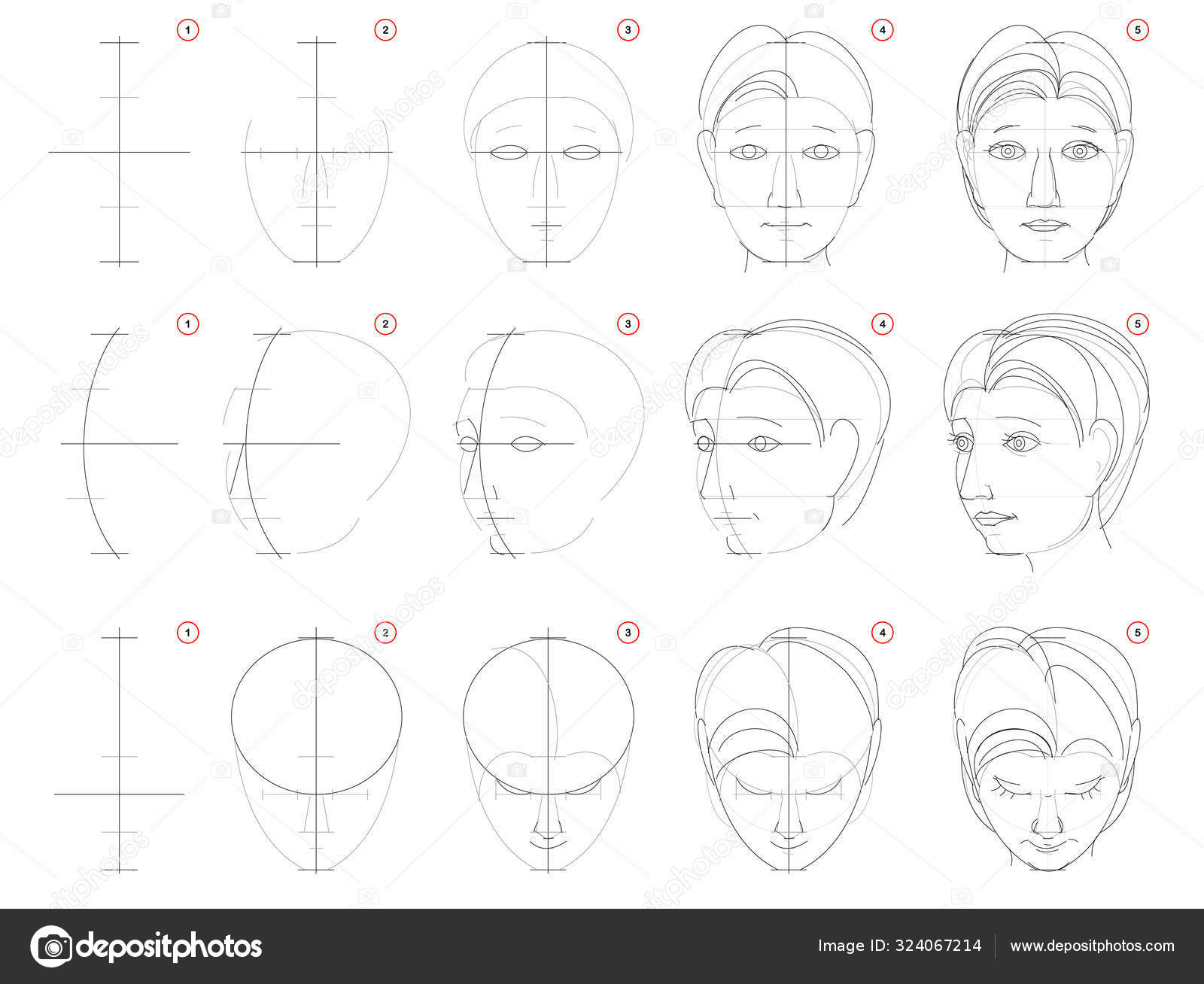 Mostra Como Aprender a Desenhar O Capacete De Motocicleta. Desenho