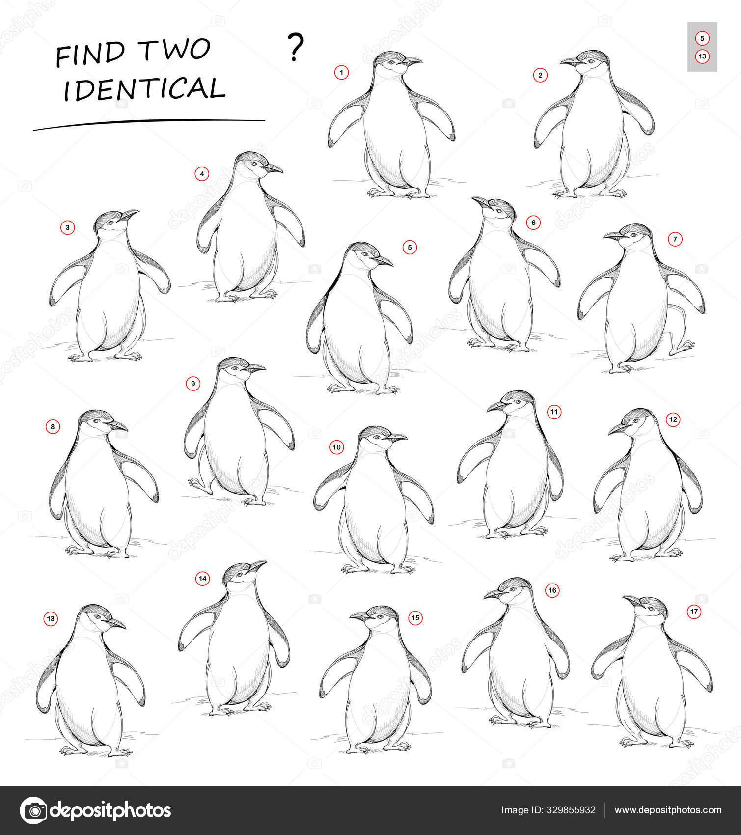 Логическая Головоломка Игры Детей Взрослых Нужно Найти Двух.