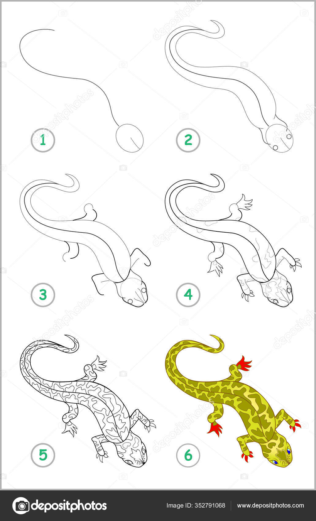 Como desenhar um Triceratops - Guias de desenho fáceis passo a