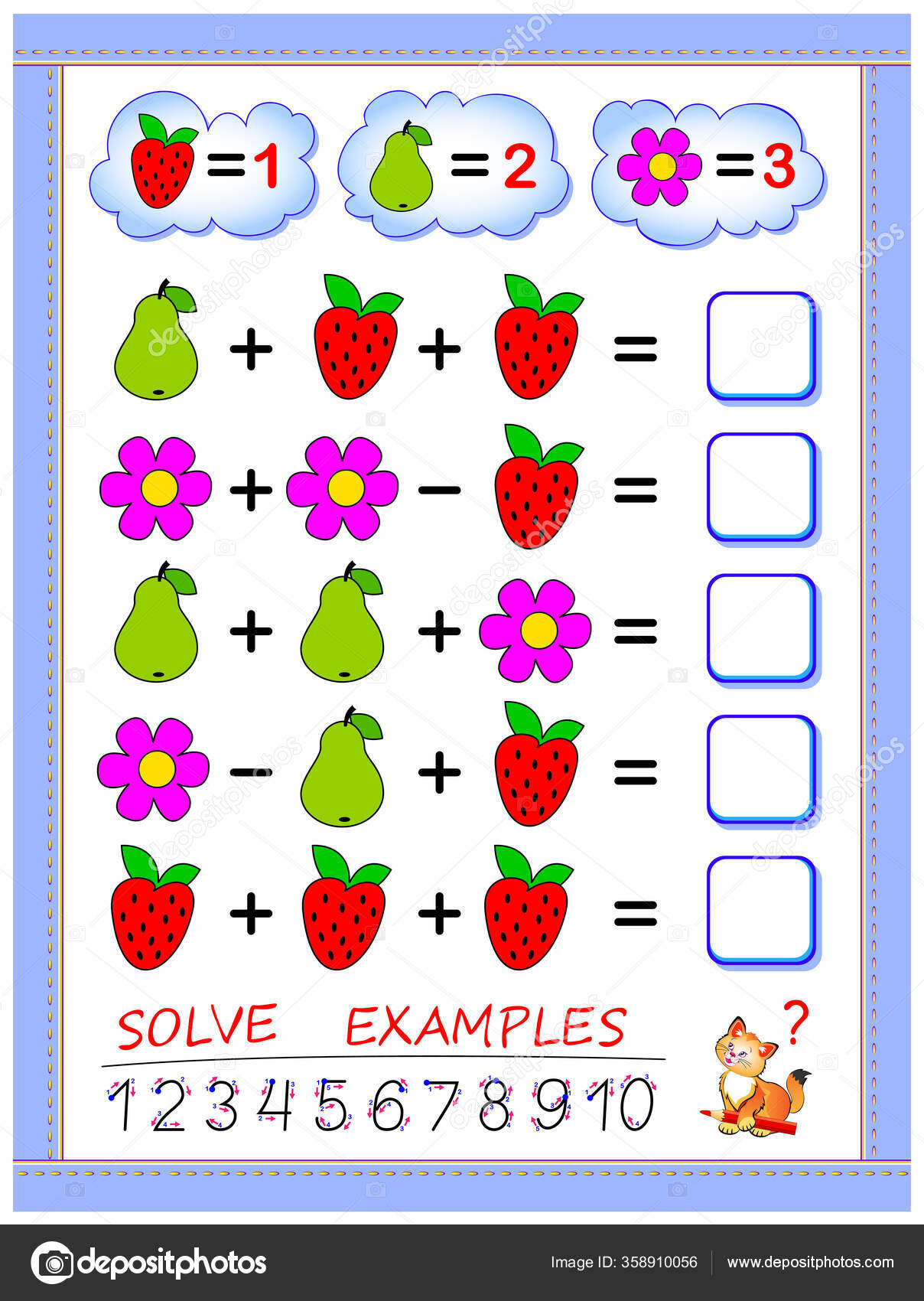 Jogo Educativo Adição E Subtração Matemática Infantil