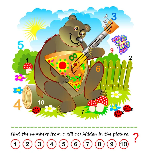 Um Jogo De Lógica. Livro Infantil. Jogos Para Crianças. Coloração Por  Números. Ilustração do Vetor - Ilustração de planetas, verde: 251300965