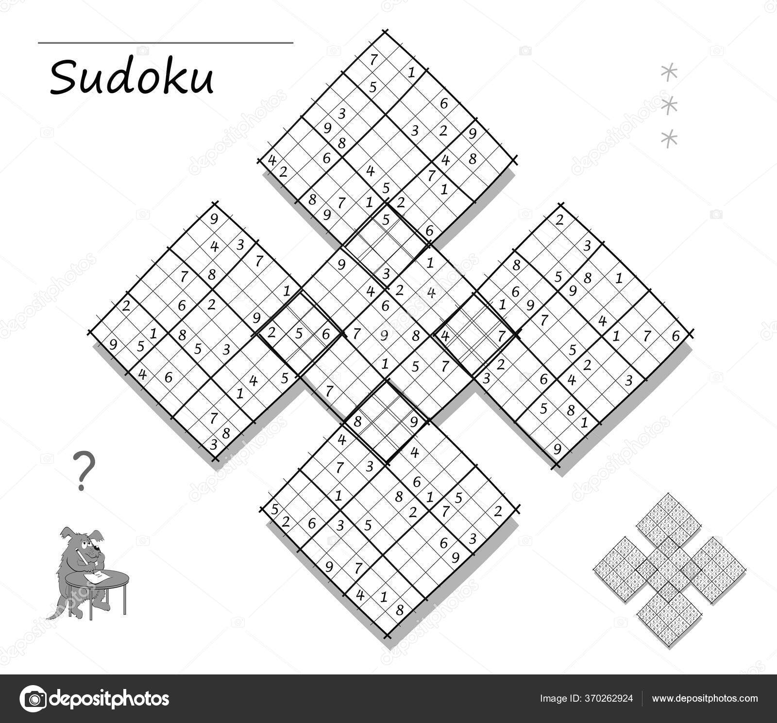 Jogo Lógica Para Mais Inteligente Sudoku Gigante Quebra Cabeça