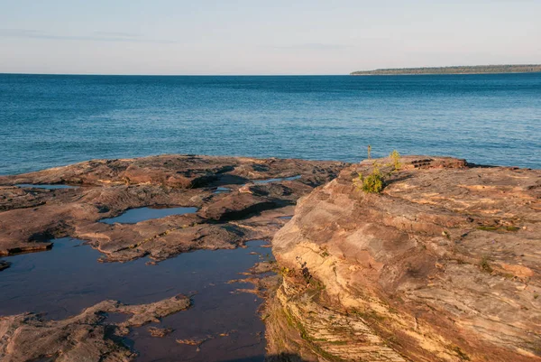 Au Train point, Lago Superiore, Michigan, Stati Uniti d'America — Foto Stock