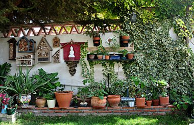 yeşil bahçe köşe