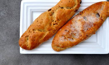 Ekmek şeker zeytinyağı ile