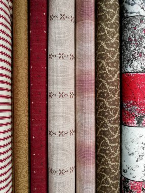 patchwork için renkli kumaşlar