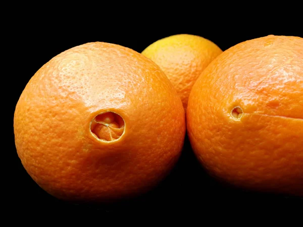Nabel Frischer Orangen — Stockfoto