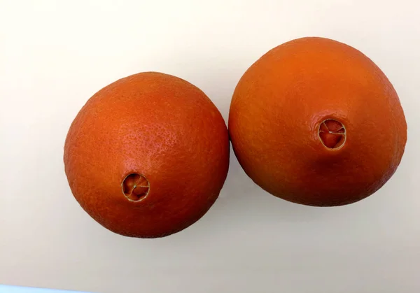 Nabel Frischer Orangen — Stockfoto