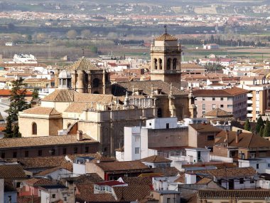 Granada anıtsal, İspanya havadan görünümü