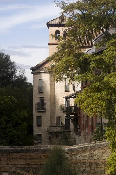 Alte Gassen Alten Granada Spanien — Stockfoto