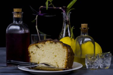 El yapımı limon likörü ve browni ile hayat