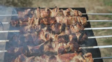 Nefis ızgara et ızgara ile Barbekü