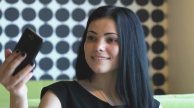 Selfie fotoğraf yapma genç çekici modeli