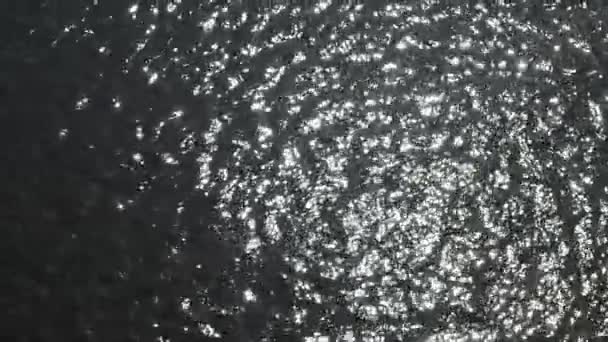 Сонячні відбиття на поверхні води — стокове відео