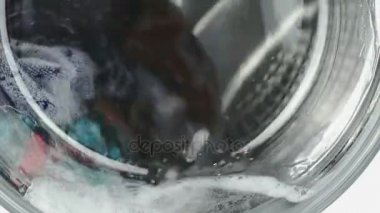Çamaşır makinesi. Çalışma süreci