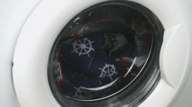 El havlusu gelen çelik çamaşır makinesi davul alır