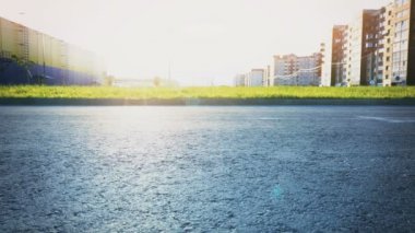 Kaykaycı çocuk kaykay üzerinde metrelik Close-Up