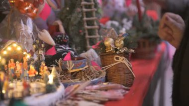 Noel hediye dükkanında Close-Up