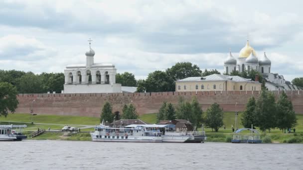 Chrám v Velikij Novgorod, Rusko — Stock video