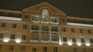 Dört yıldız Volkhov otel binasının cephe