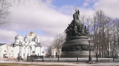 Veliky Novgorod 'daki Rusya Milenyumu anıtı