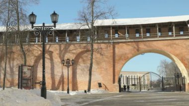 Kremlin Veliky Novgorod kışın, Rusya Federasyonu