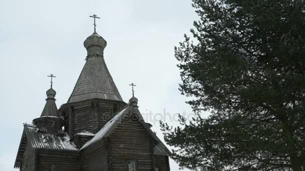 Vecchia Chiesa a Velikiy Novgorod, Russia — Video Stock