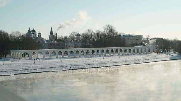 Yaroslav udvar Novgorod, Oroszország — Stock videók
