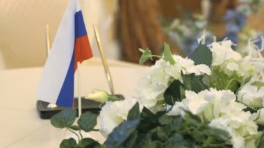 Kayıt office düğün masada Close-Up