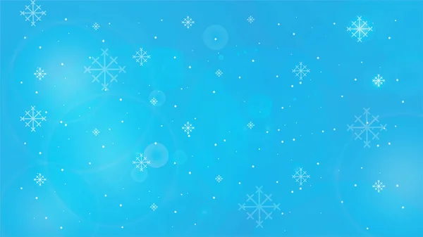 新的一年的背景鲜艳的蓝色 — 图库矢量图片