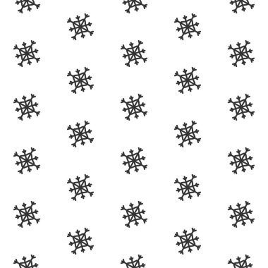 Kusursuz desen. Basit Noel kar tanesi.