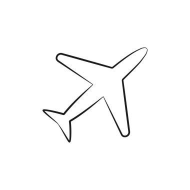 Simgeleri basit siyah çizgi düzlemini ayarla