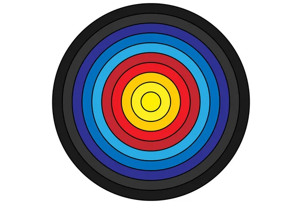 Objetivo para tiro con arco, vector, gradiente — Vector de stock