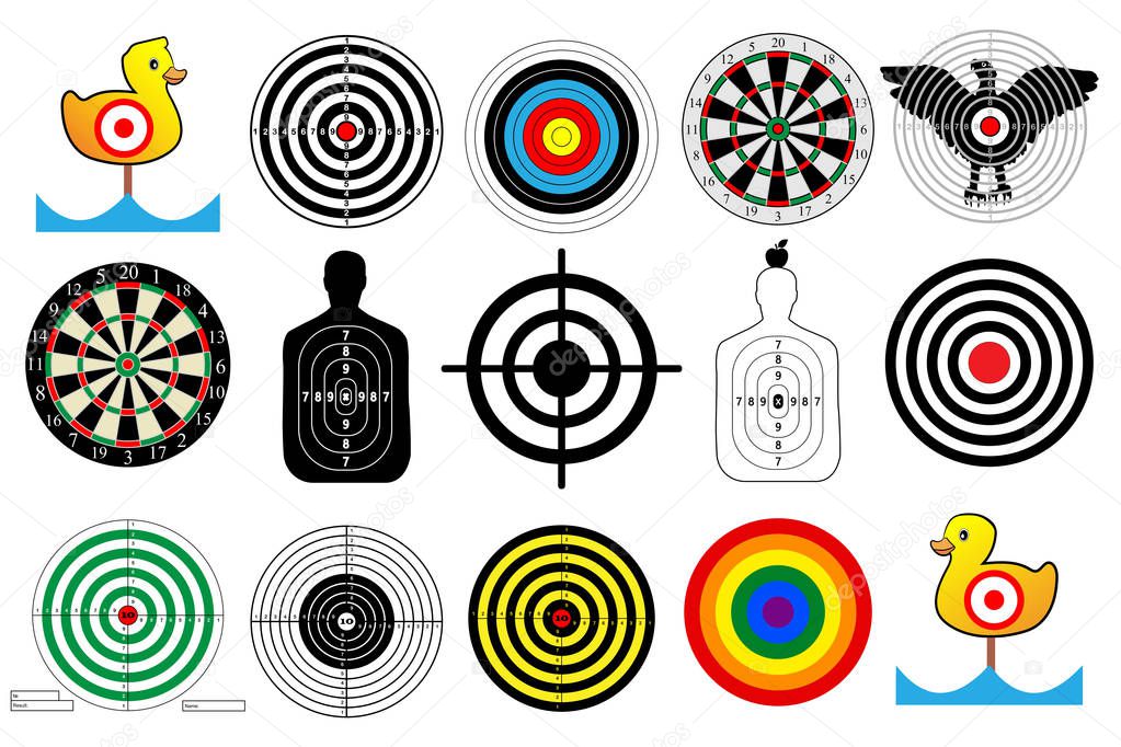 set a target shooting range