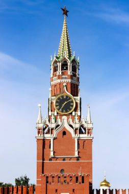 Kızıl Meydan, Moskova, Rusya Kremlin saati