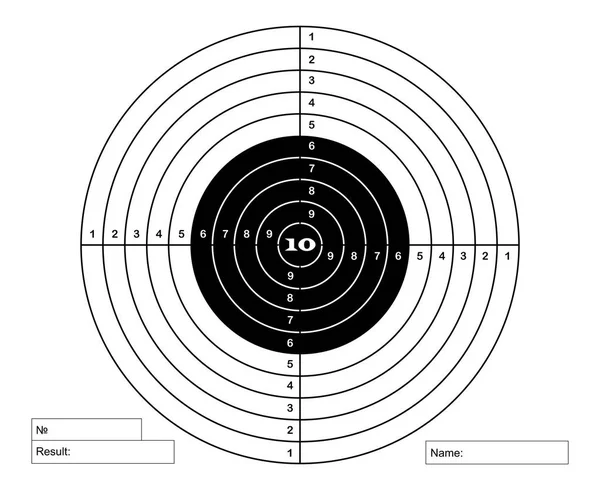 Blanco para tiro neumático — Vector de stock