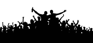 Kalabalık insan, bir parti siluet arkadaşlar. Konser, festival, müzik. Kalabalık insanları mutlu. Seyirci alkış tezahürat. Neşeli spor fanatiği. Mafya futbol afiş. Bir şişe bira, adam alkol