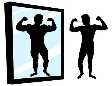 Güçlü ve zayıf biri. Protein sonucu.