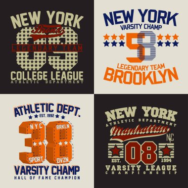 tişört baskı tasarım kümesi