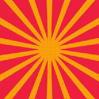 Pop art retro arka plan