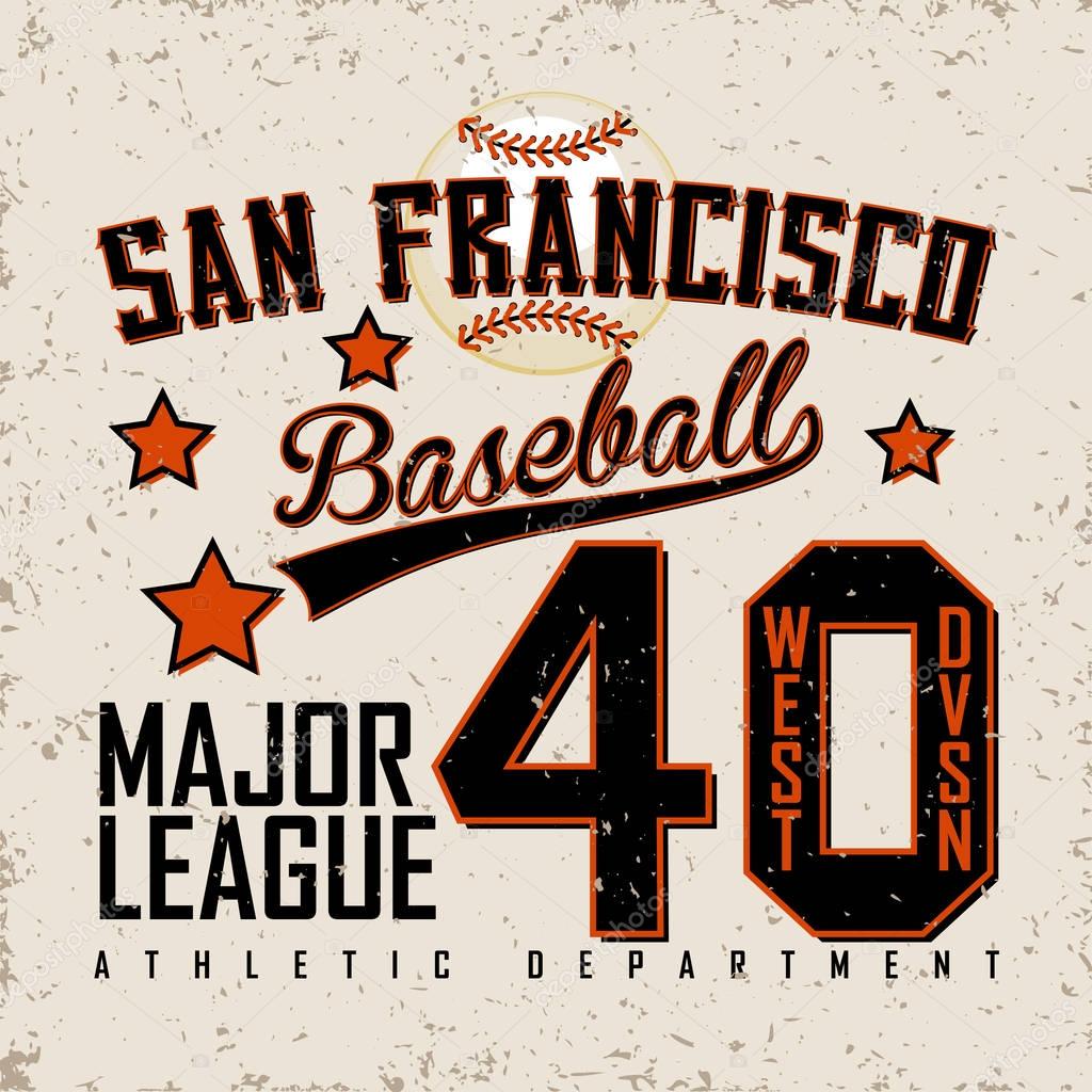 Vintage t-shirt graphic design,  grange print stamp, Creative baseball typography emblem, sports logo, Vector