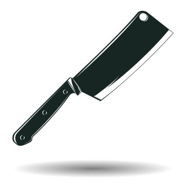 tek renkli bıçak işareti