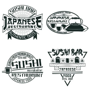 Vintage Amblemler kümesi