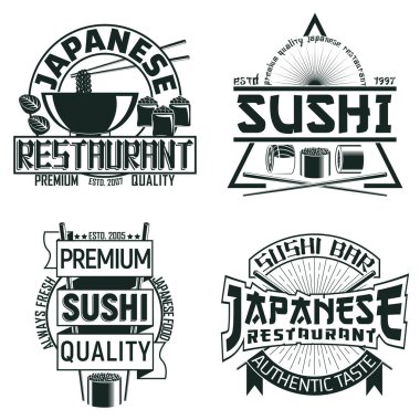 Vintage Amblemler kümesi